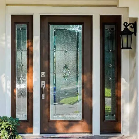 Classic Decorative Glass Entry